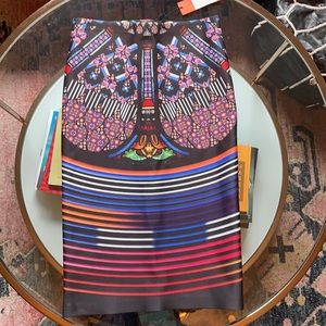 “Stained glass” Neoprene skirt